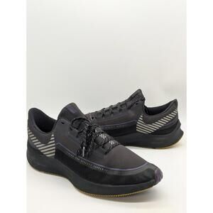 Men's Size 13 - Nike Zoom Winflo 6 Grey Black Purple Running Shoe BQ3190-002